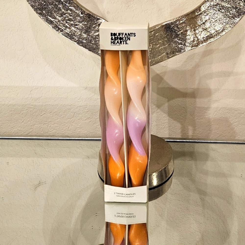 NEW! Bouffants + Broken Hearts Tapered candles